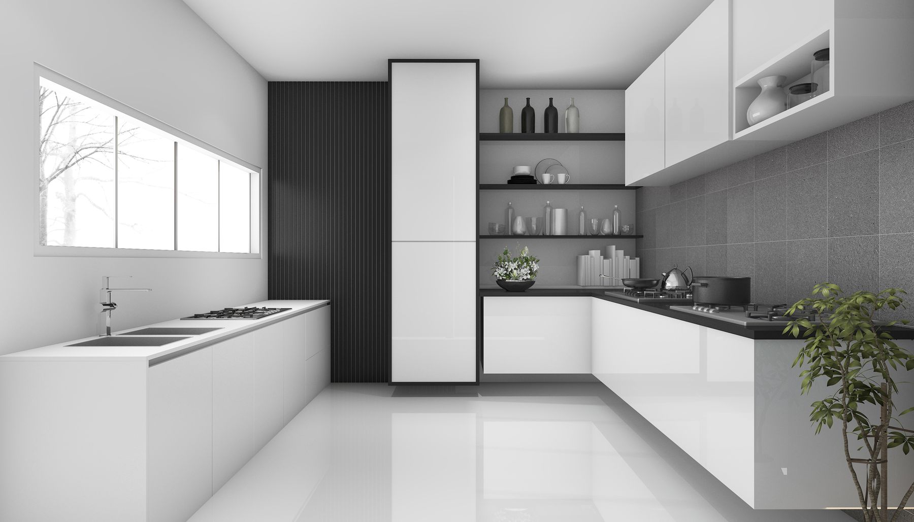 3d-rendering-white-loft-modern-kitchen-style
